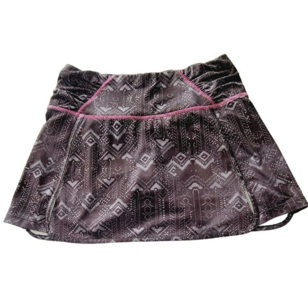 Athleta Sprint Asphalt Isosceles Skort Size S Stretch Athletic Skirt